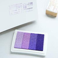 Almohadilla de tinta para sellos de manualidades, color de bricolaje, almohadilla de tinta de 20 colores para sellos de papel, tela de madera, sello de goma para niños, tarjeta de álbumes de recortes para hacer hermosos colores solubles en agua - Arteztik
