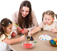 FineGood - Juego de pinceles para pintar con bandeja de pintura, punta redonda, nailon, para niños, estudiantes y principiantes - Arteztik
