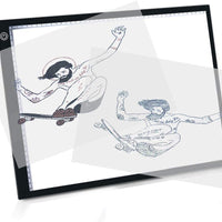Caja de luz para rastrear A4 Led Artcraft Light Pad Tracer para dibujar artistas bocetos animación 5D DIY Diamond Paintingby PAATWA (A4S) - Arteztik