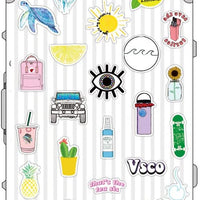 Vsco Pegatinas para botella de agua Hydro Flask 50 paquetes, lindo vinilo estético impermeable pegatinas para adolescentes niñas perfecto para botella de agua portátil teléfono viaje - Arteztik