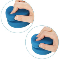 Uspeedy- 6 esponjas de pintura, aplicador de pintura, esponjas redondas para manualidades, acuarela, esponjas para arte artesanal, arcilla, limpieza de cerámica, pared - Arteztik