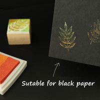 Almohadilla de tinta para sellos de manualidades, color de bricolaje, almohadilla de tinta de 20 colores para sellos de papel, tela de madera, sello de goma para niños, tarjeta de álbumes de recortes para hacer hermosos colores solubles en agua - Arteztik