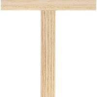 Juvale - Cruz de madera sin terminar para decoración del hogar (2 unidades) - Arteztik