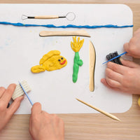 DAOFARY arcilla polimérica 50 colores, kit de arcilla de modelado DIY horno de arcilla con herramientas de escultura, accesorios y caja de almacenamiento portátil, para niños/adultos/principiantes - Arteztik