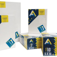 Arte alternativas economía artista lona de color blanco Super Value pack-11 X 14 inches-pack de 7 - Arteztik