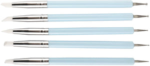 35 pcs Mandala Dotting Tools Set Painting Tool Kits with Mandala Stencil Ball Stylus Brushes Paint Tray Blue Zipper Waterproof Storage Bag for Painting Rocks Drawing and Drafting - Arteztik