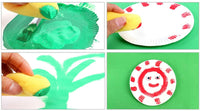 DS. Esponjas de pintura de estilo discreto, 10 unidades, esponjas redondas de 3.0 in para acuarela o manualidades - Arteztik

