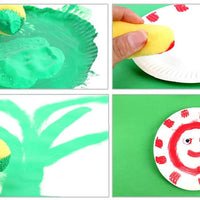 DS. Esponjas de pintura de estilo discreto, 10 unidades, esponjas redondas de 3.0 in para acuarela o manualidades - Arteztik