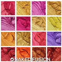 Resina epoxi Color Pigment- Mica Polvo desnudo FUSION-50 Color Set-MEGA 8.82 oz/8.82 0Z. Selección de color fantastico no tóxico para resina epoxi, arte, manualidades, fabricación de jabón, colorante de bombas de baño y limo - Arteztik

