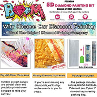 5D DIY Diamond Painting Kits for Adults 30x40cm, Full Square Drill Diamond Crystal Rhinestone Embroidery Cross Stitch Pictures Arts Craft for Home Wall Decor Gift Dancer Girl - Arteztik