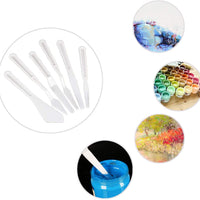WenQin Juego de cuchillos de plástico para pintura al óleo, pinturas de mezcla, mezcla acrílica y más - Arteztik