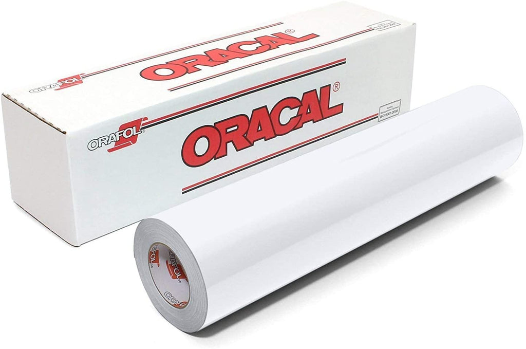 Roll of Oracal 651 - Rollo de vinilo blanco mate (12in x 15ft