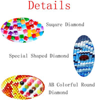 Kit de pintura de diamante 5D hecho a mano para adultos, taladros redondos completos, para hacer mosaicos, punto de cruz, manualidades, decoración del hogar (15,75 x 19,69 pulgadas) - Arteztik
