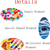 Kit de pintura de diamante 5D hecho a mano para adultos, taladros redondos completos, para hacer mosaicos, punto de cruz, manualidades, decoración del hogar (15,75 x 19,69 pulgadas) - Arteztik