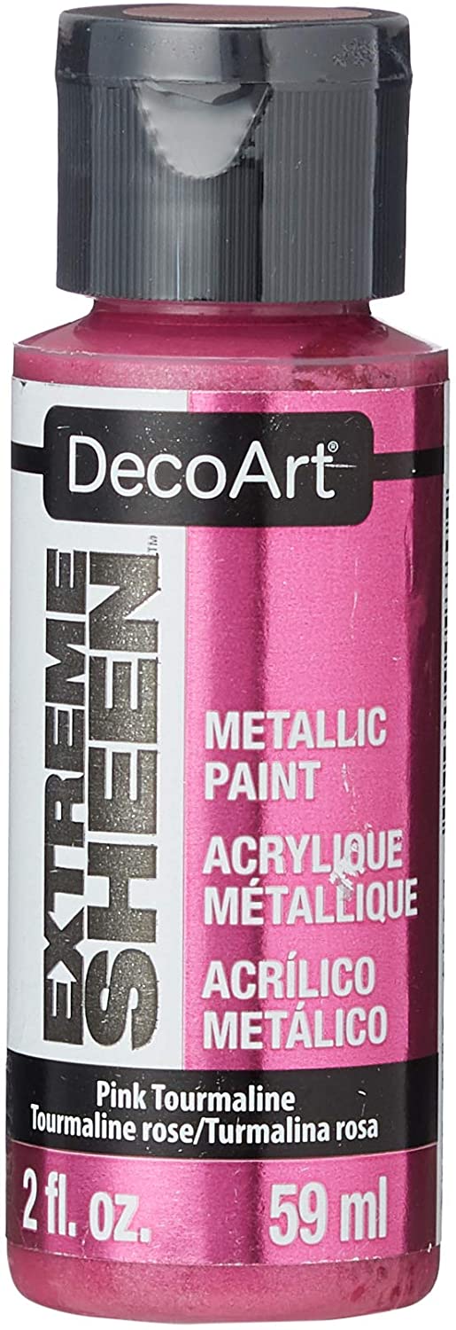 DecoArt - Pintura de turmalina de color rosa (2 unidades), Rosado, 1 - Arteztik
