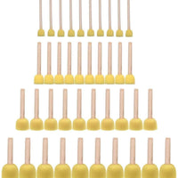 jmaf 40-Pieces surtidos tamaño esponja redonda esponjas Juego de brochas niños herramientas de pintura Pintura Stippler Juego de bricolaje herramientas de pintura para niños - Arteztik