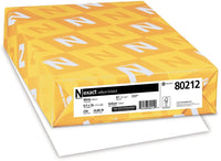 Neenah Exact Vellum Bristol papel para tarjetas, 250 hojas, 67 libras, blanco, brillo 94 - Arteztik
