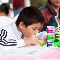 Juego de 20 brochas redondas para pintar niños con esponjas – Pistha Esponja de pintura Stippler Set DIY Herramientas de pintura en 4 tamaños para niños - Arteztik
