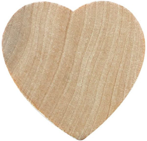 Ronda Forma de Corazón Unfinished 1.3" Madera Cutout chips de círculos para Juego de tablero piezas, Arts & Crafts Proyectos, ornamentos (50 piezas) por Super Z Outlet - Arteztik