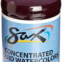 Sax 1567858 - Pintura líquida para acuarelas (lavable, 1/2 pinta, 8 unidades), varios colores - Arteztik