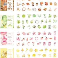 Doraking 300 pegatinas para decoración de conejos de dibujos animados para álbumes de recortes Bujos, 6 temas bonitos conejos pegatinas (amarillo) - Arteztik