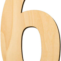 SAVITA 12.0 in en blanco número 0 rebanadas de madera sin terminar tablero de letrero para proyectos de manualidades, decoración de pared, cumpleaños, boda, fiesta (0) - Arteztik