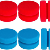 Uspeedy- 6 esponjas de pintura, aplicador de pintura, esponjas redondas para manualidades, acuarela, esponjas para arte artesanal, arcilla, limpieza de cerámica, pared - Arteztik