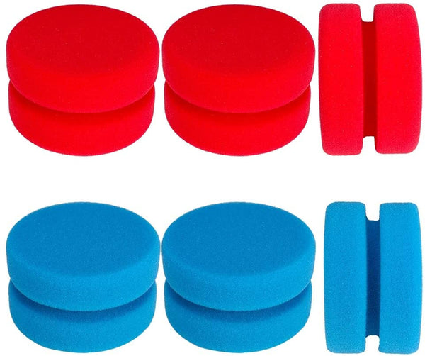 Uspeedy- 6 esponjas de pintura, aplicador de pintura, esponjas redondas para manualidades, acuarela, esponjas para arte artesanal, arcilla, limpieza de cerámica, pared - Arteztik
