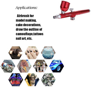 KKmoon - Mini compresor de aire portátil de tamaño mini para pintura artística, tatuaje, manualidades, tartas, aerosol, modelos de aerógrafos - Arteztik