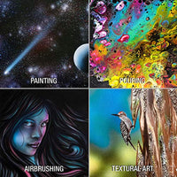 US Art Supply paneles de lienzo libres de ácido de calidad de artista profesional de 11 x 14 pulgadas, paquete de 12 (1 caja completa de 12 lienzos individuales) - Arteztik
