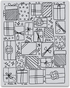 Hero Arts CG754 - Sellos de fijación para regalos, fondo de regalos, 4.3 x 5.5 in - Arteztik