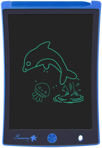 Tablet LCD de escritura tableta, 8.5 pulgadas de dibujo, tabletas para niños, tableros de doodle board, regalos para niños y adultos en casa, escuela y oficina, Azul - Arteztik