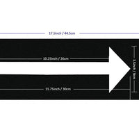 deezio flecha plantilla, flecha pared plantilla de plantillas plantilla para marcar, flecha signo de pavimento – 3 – 1/2" - Arteztik