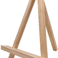 PYHK - Caballete de trípode de madera de pino natural de 9.0 in de alto, para pintura de artistas, bocetos, exhibición de trípode portátil - Arteztik