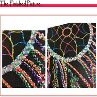 DIY 5D Diamond Painting, Dreamcatcher pluma, gran cristal diamante arte Dotz bordado mosaico patrón Rhinestone regalo decoración de pared kits para adultos RuBos - Arteztik