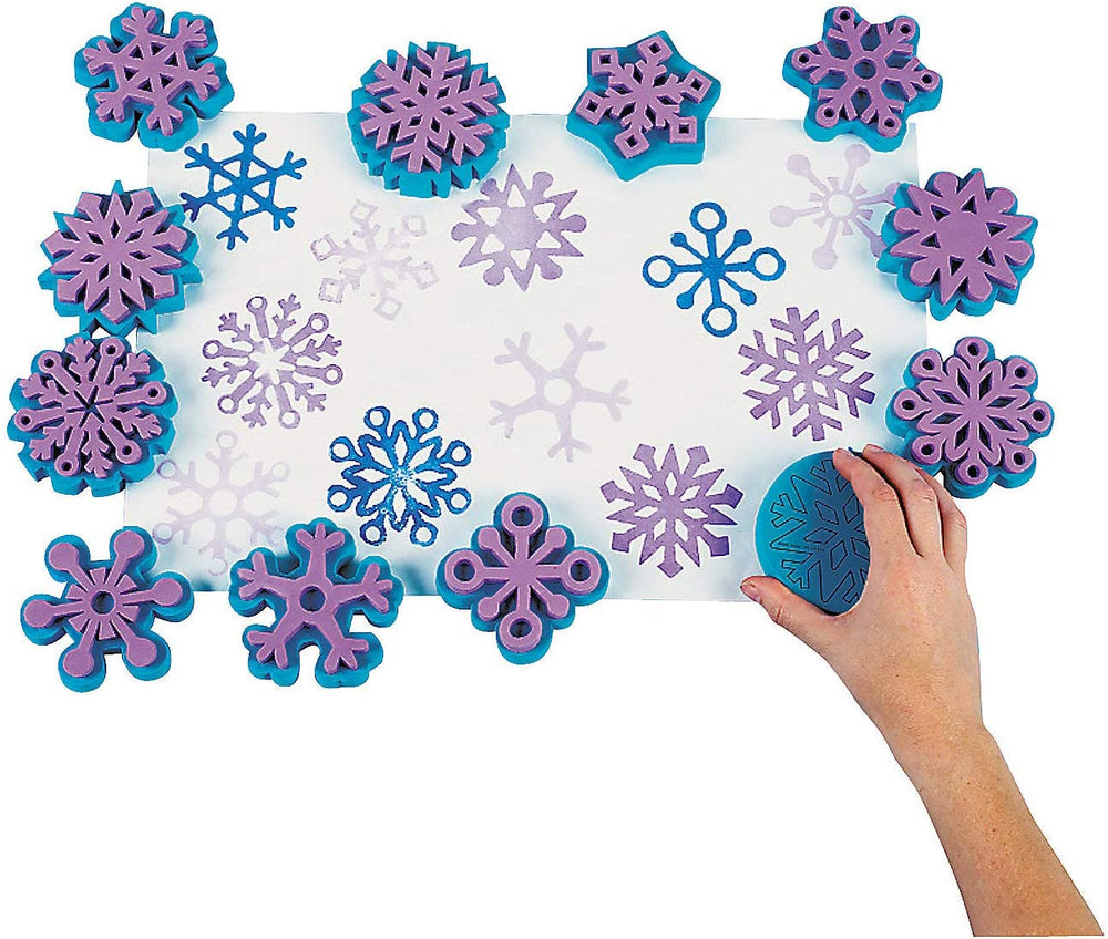 FANTÁSTICO FOAM FOAM - Sellos de nieve - DZ - Papelería - 12 piezas - Arteztik