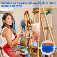 Esponja aplicadora de pintura para artes y manualidades y cera de coche, 2 unidades, doble cara, redonda, azul - Arteztik