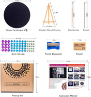 LicLiz Mandala Juego de herramientas de punteado con pintura acrílica de 12 colores y kit de 31 herramientas de pintura - Arteztik
