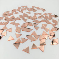 Espejo de mosaico con forma triangular de 0.591 in, 120 piezas - Arteztik
