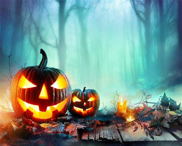 EOBROMD 5D Kit de pintura de diamantes, pintura de bordado con diamantes para decoración del hogar, calabaza luminosa de Halloween, 12 x 16 pulgadas - Arteztik