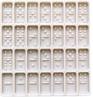 Domino Molde de silicona epoxi para fundición de resina DIY Craft 0.39 pulgadas, 28 cavidades molde de caramelo personalizado para jabones caseros, gelatina, colgante, cera de abejas, pasteles, chocolate - Arteztik
