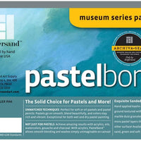 Ampersand Museum Series Pastelbord para pasteles, carbón, lápices y tinta, colores surtidos, 1/8 pulgadas de profundidad, 5 x 7 pulgadas, paquete de 4 - Arteztik