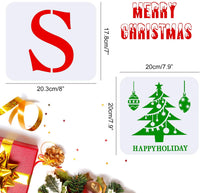 MIAHART 15 plantillas de letrero de Navidad, reutilizables, para decoración de Navidad - Arteztik
