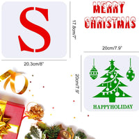 MIAHART 15 plantillas de letrero de Navidad, reutilizables, para decoración de Navidad - Arteztik