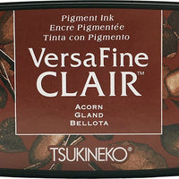 Tsukineko, VersaFine Clair, Almohadilla de tinta de tamaño completo, Acorn - Arteztik
