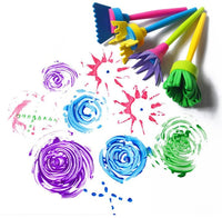 Kids Art & Craft - Juego de pinceles de pintura para niños (47 unidades) - Arteztik
