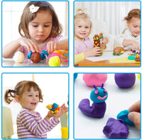 Amagoing - Juego de arcilla de polímero para modelar horneado, 62 colores, arcilla para manualidades con herramientas de escultura, accesorios y caja de almacenamiento - Arteztik
