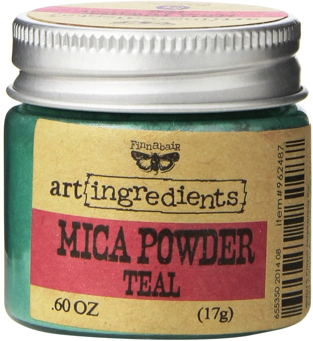 Prima de Marketing finnabair Arte ingredientes polvo de mica, 0,6 oz, color azul - Arteztik
