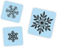 Let It - Kit de plantillas de porche de nieve, reutilizables y resistentes, para pintar tu propia señal de madera - Arteztik
