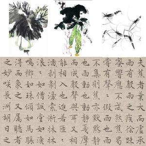 Brocha china para caligrafía, cepillo japonés para escribir pinceles Sumi de gran tamaño chino para caligrafía juego de 10 piezas - Arteztik